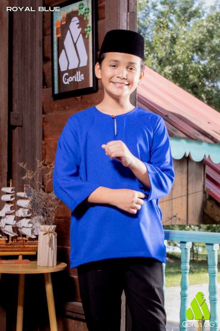 Royal Blue 3 Suku Kids Royal Blue for Boy - Image 1